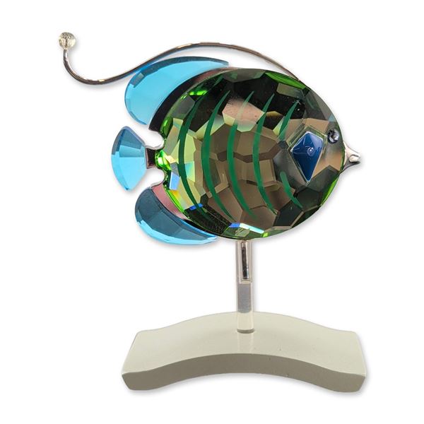 Swarovski Paradise Crystal Fish Figurine, Chira Peridot