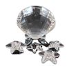 Image 1 : 5pc Swarovski Crystal Scallop Shell and Starfish Paperweight