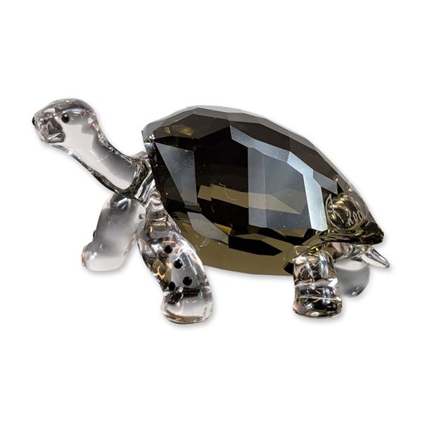Swarovski Crystal 2010 Event Figurine, Galapagos Tortoise, Signed