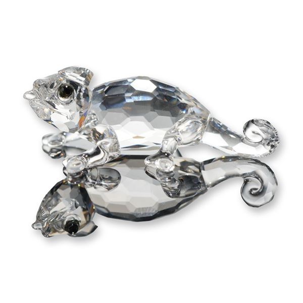 Swarovski Crystal Chameleon Figurine