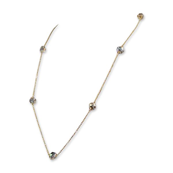 Swarovski Gold-Tone Crystal Imber Necklace