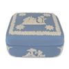 Image 1 : Wedgwood Blue Jasperware Square Treasure Box