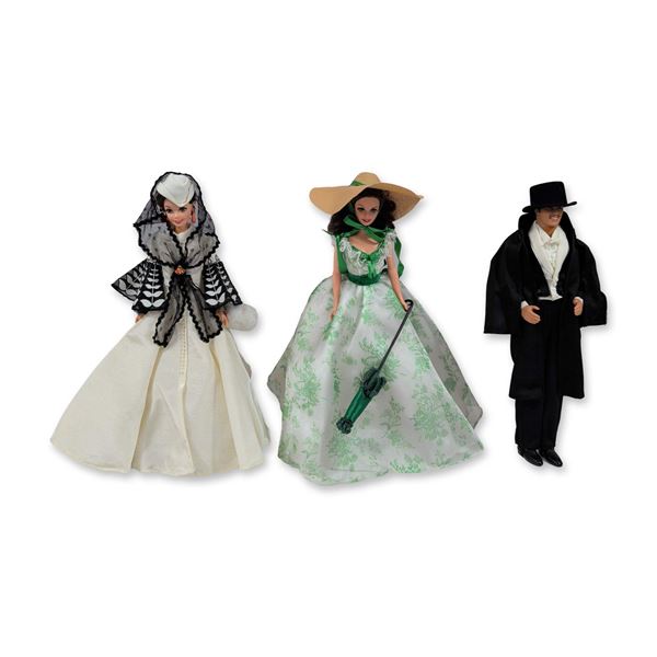 3pc Mattel Gone with the Wind Collector Dolls