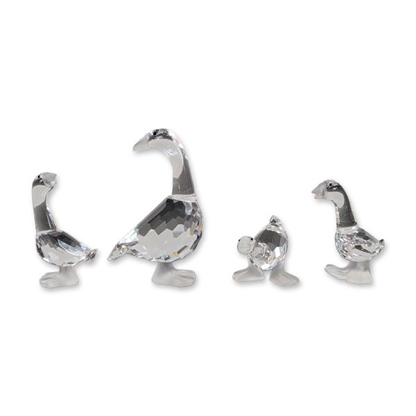 4pc Swarovski Crystal Barnyard Friends Figurines