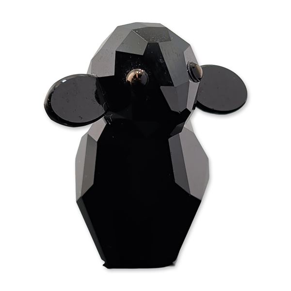 Swarovski Crystal Lovlots Figurine, Shady Jet Sheep