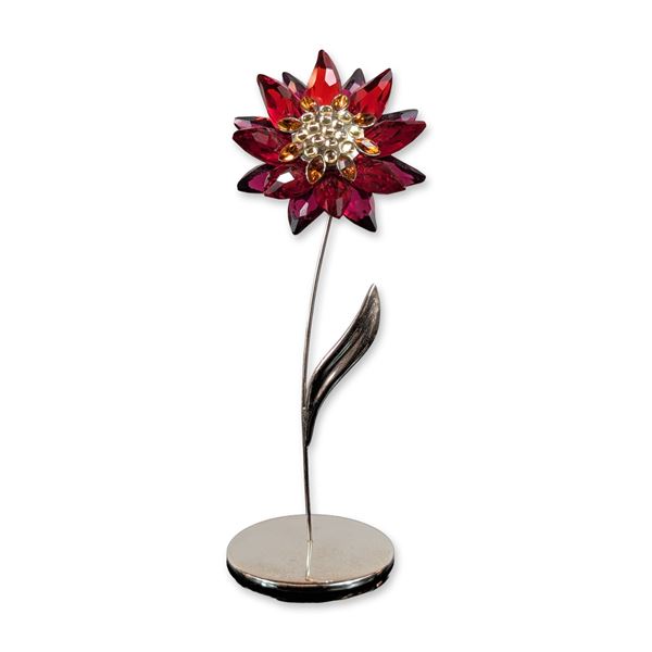 Swarovski Crystal Figurine Paradise Flower, Domoni Light Siam