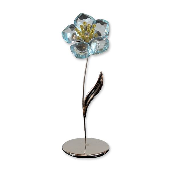 Swarovski Crystal Paradise Flower Figurine, Daeni Light Topaz
