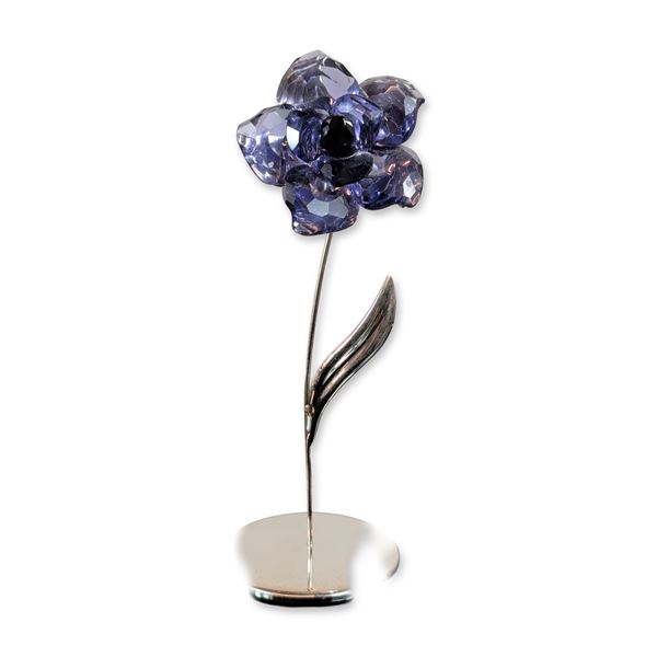Swarovski Crystal Paradise Flower, Darany Tanzanite Figurine