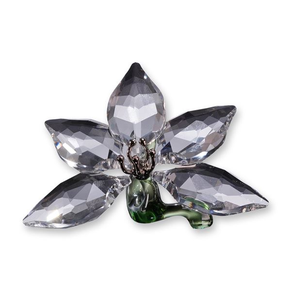Swarovski Crystal Orchid Figurine