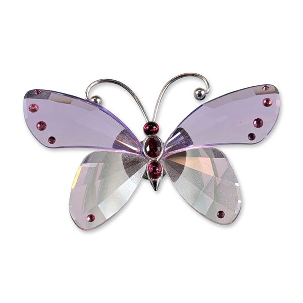 Swarovski Crystal Figurine Acara Violet Butterfly