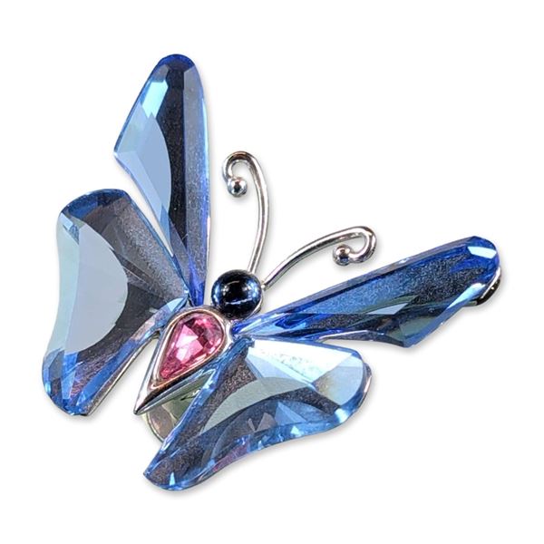 Swarovski Crystal Figurine Paradise Butterfly Ansina Light Sapphire