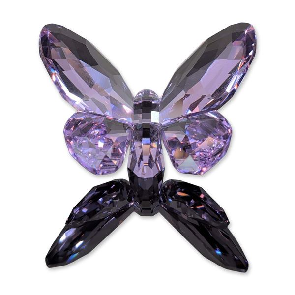 Swarovski Crystal Violet Brilliant Butterfly Figurine