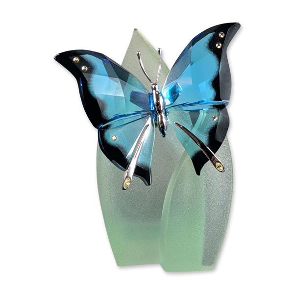 Swarovski Paradise Ambur Turquoise Butterfly Figurine