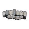 Image 1 : 8pc Swarovski Silver Crystal Miniature Train Collection & Display
