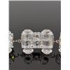 Image 5 : 8pc Swarovski Silver Crystal Miniature Train Collection & Display