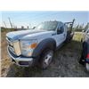 Image 2 : 2012 FORD F450 4X4 FLAT DECK TRUCK
