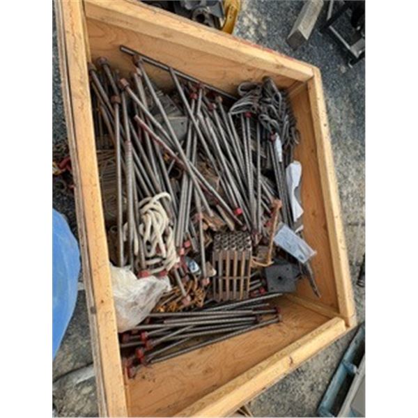 box of misc steel