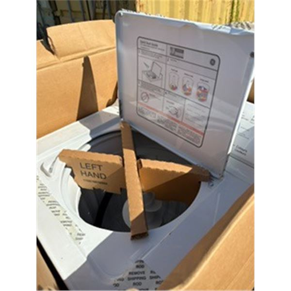 New - top load washing machine