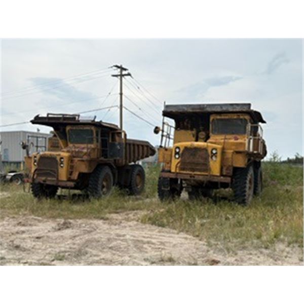 (2) 50 ton Caterpiller Haul truck, two for the price of one.