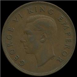 1940 New Zealand Penny George VI Hi Grade (COI-6973)