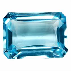 6.92ct Natural Sky Blue Octagon Topaz (GEM-20597)