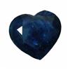 1.09ct Natural Deep Blue Ceylon Sapphire Heart Cut  (GEM-19576)