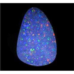 2.52ct Australian Black Opal Doublet Full Fire (GEM-22600A)