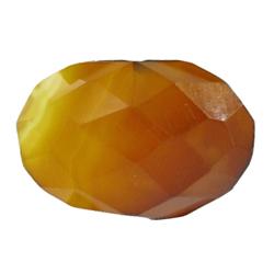 25.22ct Semiprecious Fascinating Chalcedony Gem Oval Cut (GEM-21763)