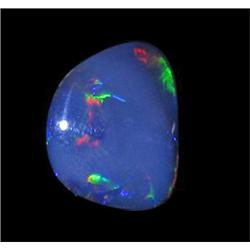 4.77ct Australian Black Opal Doublet Full Fire (GEM-22386B)