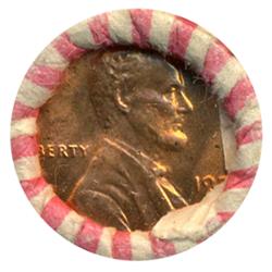 1970D Lincoln Cent RARE Never Opened Original Bank Roll 50 GEMS (COI-5489)