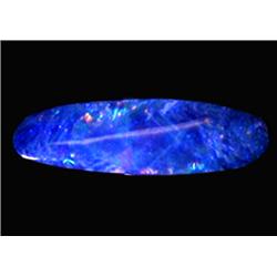 1.87ct Australian Black Opal Doublet Full Fire (GEM-22610E)