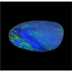 2.72ct Australian Black Opal Doublet Full Fire (GEM-22395B)
