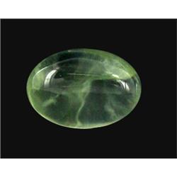 11.39ct Fine Prehnite Gem Oval Cabochon Cut (GEM-20691)