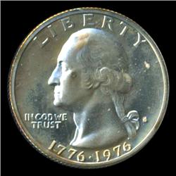 1976S Washington 25c Quarter Coin Graded PR70 DCAM Bicentennial (COI-5381)