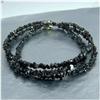 23.81ct Natural Black Diamond Necklace Uncut  (JEW-1704)