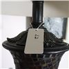 Image 2 : Mosaic Glass Tile Table Lamp with Bell Shade