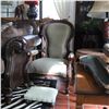 Image 1 : Victorian Parlour Chair and Footstool