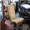 Image 1 : Victorian Upholstered Rocking Chair