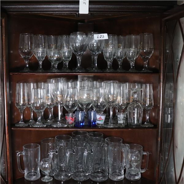 Mixed Group of Olympics and Souvenir Glassware