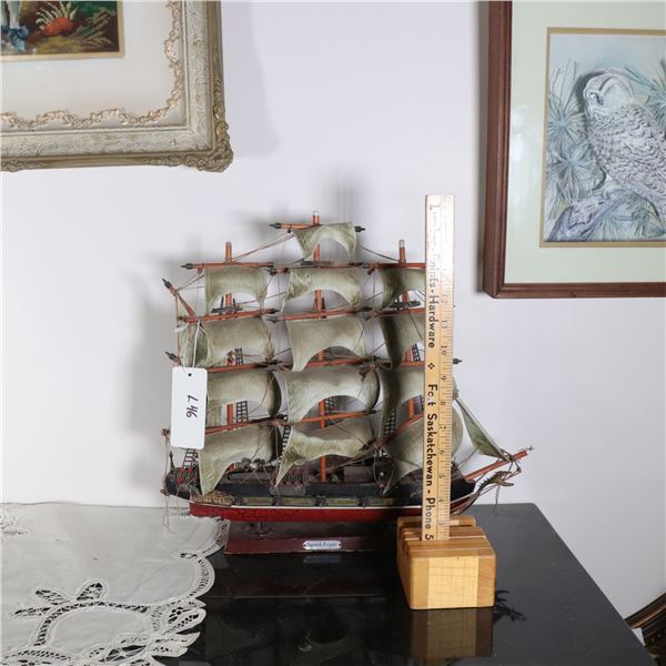 Decorative Model Ship — 'Spanish Frigate'