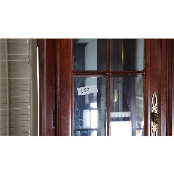 Colonial Revival Style Breakfront China Cabinet