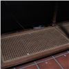 Image 2 : Glass-Top and Caned Shelf Sofa or Hall Table