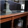 Image 3 : Glass-Top and Caned Shelf Sofa or Hall Table