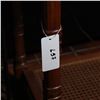 Image 4 : Glass-Top and Caned Shelf Sofa or Hall Table