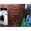 Image 5 : Large Bow-Front / Kidney-Form Executive Desk,