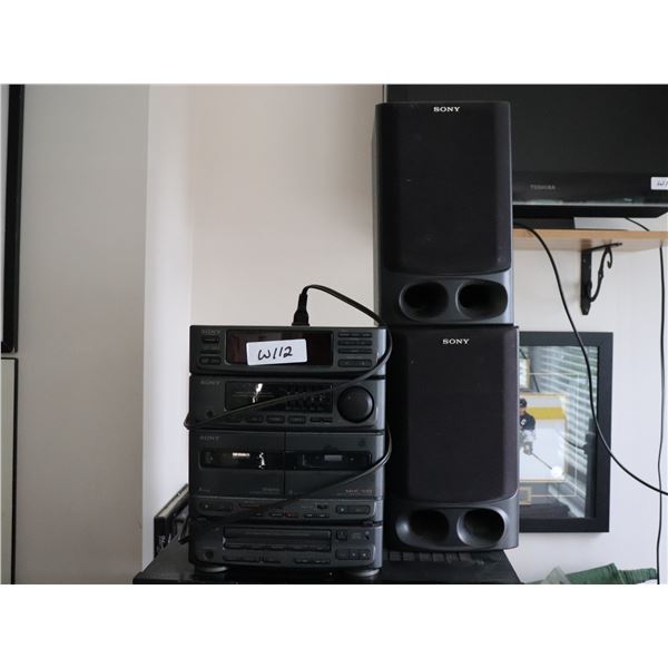 Sony MHC-510 Compact Stereo System with Speakers, c. 1998–2002