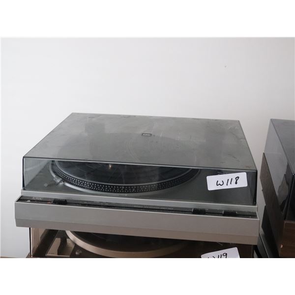 Vintage CEC (Chuo Denki) Turntable with Smoked Dust Cover