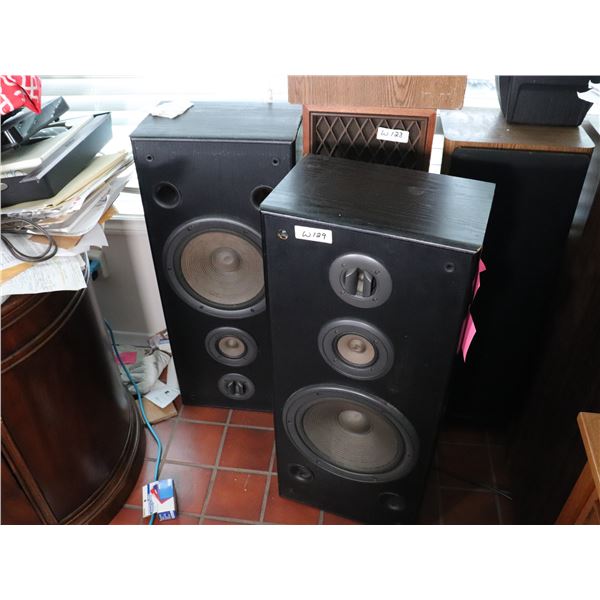 Pair of Technics SB-A28 Floor-Standing 3-Way Stereo Speakers, c. 1990s