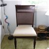 Image 1 : Neoclassical Revival Side Chair, Caned Back