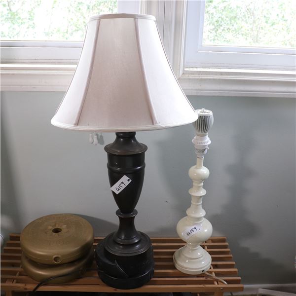 Pair of Unmarked Table Lamps